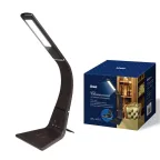                  Светильник настольный TLD-565 Brown/LED/360Lm/3000-6000K/Dimmer/WR 12W сенсор диммер беспроводное зарядное устройство корич | UL-00006473 | Uniel
               