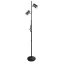 Торшер UЛм-T600 2х6W/4500K/DIM BLACK напольный светодиодный 2х6W Сенсорный выключатель Диммер черный