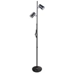                  Торшер UЛм-T600 2х6W/4500K/DIM BLACK напольный светодиодный 2х6W Сенсорный выключатель Диммер черный
               