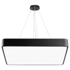 Светильник светодиодный Geometria Quadro SPO-163-B-40K-050 50Вт 4000К 3700Лм IP40 600*600*80 черный подвесной ЛТ | Б0058895 | ЭРА