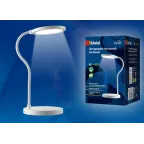                  Светильник настольный TLD-553 White/LED/400Lm/4500K/Dimmer/USB 6W акк 1200mAh сенсор Белый | UL-00003338 | Uniel
               