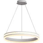                  Светильник светодиодный подвесной декоративный 60W, 4200Lum, 4000K, IP20, белый AL5888 SHINNING RING | 41699 | FERON
               