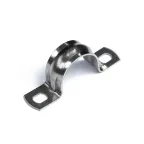 Скоба металлическая двухлапковая СМД(INOX) d21-22 мм (20шт/800шт уп/кор) | PR08.20746 | Промрукав