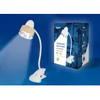                  Светильник настольный TLD-557 Brown/LED/350Lm/5500K/Dimmer «прищепка» 5W сенсор Коричневый | UL-00004138 | Uniel
               