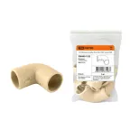                  Угол 90 соед. для трубы 20 мм (5шт) "ЭКО" (сосна) | SQ0405-1532 | TDM
               