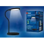 Светильник настольный TLD-553 Black/LED/400Lm/4500K/Dimmer/USB 6W акк 1200mAh сенсор черный | UL-00003339 | Uniel