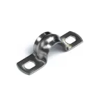 Скоба металлическая двухлапковая СМД(INOX) d12-13 мм (20шт/1600шт уп/кор) | PR08.20718 | Промрукав
