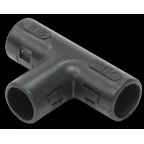 Тройник открывающийся TI16G  черный | CTA10D-TIG16-K02-050 | IEK