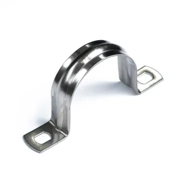 Скоба металлическая двухлапковая СМД(INOX) d31-32 мм (10шт/200шт уп/кор) | PR08.13281 | Промрукав