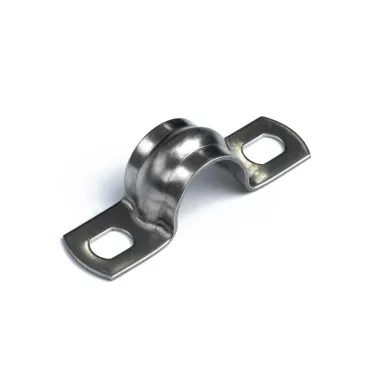 Скоба металлическая двухлапковая СМД(INOX) d8-9 мм (20шт/1600шт уп/кор) | PR08.20708 | Промрукав