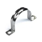Скоба металлическая двухлапковая СМД(INOX) d48-50 мм (10шт/150шт уп/кор) | PR08.20755 | Промрукав