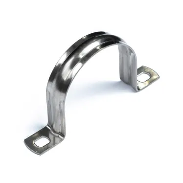 Скоба металлическая двухлапковая СМД(INOX) d48-50 мм (10шт/150шт уп/кор) | PR08.20755 | Промрукав