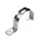 Скоба металлическая однолапковая СМО(INOX) d48-50 мм (10 шт/уп) | PR08.20801 | Промрукав