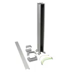                  Snap-On мини-колонна алюминиевая с крышкой из алюминия 1 секция, высота 0,68 метра, цвет алюминий
               