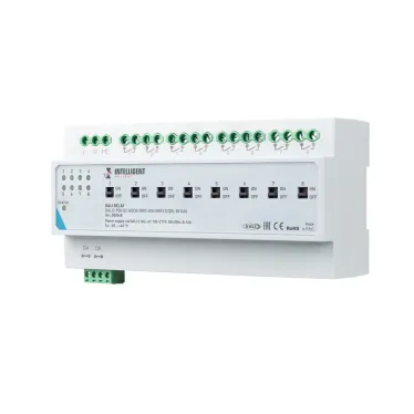 Модуль релейный INTELLIGENT ARLIGHT DALI2-708-82-ADDR-DRO-DIN Grey (230V, 8x16A) (IARL, IP20 пластик, 3 года)