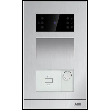 Станция вызова мини с одной клавишей, со считывателем ID | M21312P1-A | ABB