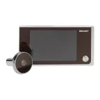                  Видеоглазок дверной (DV-114) с цветным LCD-дисплеем 3.5", широкий угол обзора 120° | 45-1114 | REXANT
               