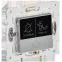 SKANDY Кнопка звонка с индикацией для отелей 10А SK-V17S серебряный IEK