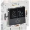 SKANDY Кнопка звонка с индикацией для отелей 10А SK-V17T титан IEK