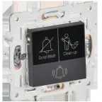                  SKANDY Кнопка звонка с индикацией для отелей 10А SK-V17T титан IEK
               