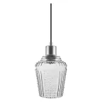                  Светильник подвесной серии Винтаж 1906 JAR Дымчато-серый IP 20 1906 CARVED PENDANT JAR G SM LEDV | 4058075217249 | Ledvance
               