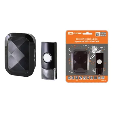 Звонок ЗБР-11/М4-36М (беспр., роз., мн.код., USB) | SQ1901-0043 | TDM