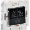 SKANDY Кнопка звонка с индикацией для отелей 10А SK-V17Bl черный IEK