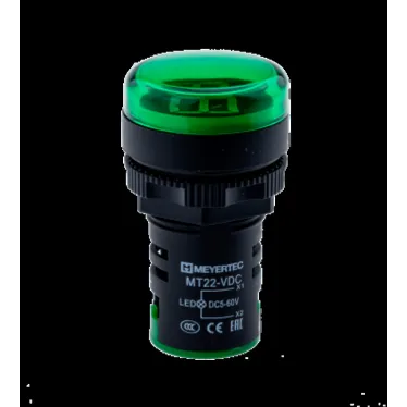 Индикатор напряжения, 5-60V DC, зеленый, MT22-VDC3 | 107385 | ОВЕН