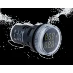                  Индикатор напряжения и частоты, белый, MT22-HM1 | 107374 | ОВЕН
               