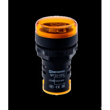 Индикатор напряжения, 5-60V DC, желтый, MT22-VDC5 | 107387 | ОВЕН