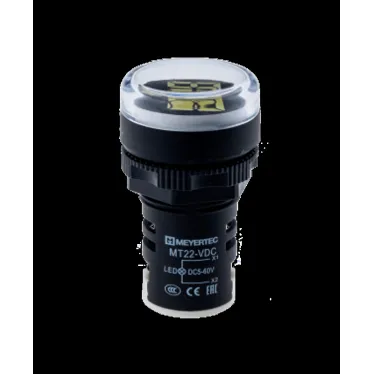 Индикатор напряжения, 5-60V DC, белый, MT22-VDC1 | 107384 | ОВЕН