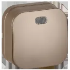                  GLORY Выключатель 1-клавишный для открытой установки с индикацией 10А ВС20-1-1-ХШм шампань матовый IEK
               