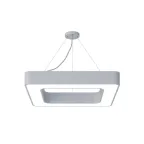 Светильник светодиодный Geometria Quadro SPO-161-W-40K-060 60Вт 4000К 5500Лм IP40 600*600*80 белый подвесной | Б0050582 | ЭРА