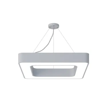Светильник светодиодный Geometria Quadro SPO-161-W-40K-060 60Вт 4000К 5500Лм IP40 600*600*80 белый подвесной | Б0050582 | ЭРА