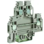 DAS.4/LIGR, 2х уровневый проходной зажим серый с лампой/LED | ZDS123GR | DKC