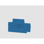 Крышка защитная TC 2-уровневая проходная пружин., 2.5мм2, син.