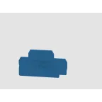 Крышка защитная TC 2-уровневая пружин., 1.5мм2, син.