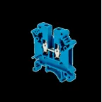 Клемма пружинная проходная, 4 мм2, синяя MTS-4BL | 88303 | ОВЕН
