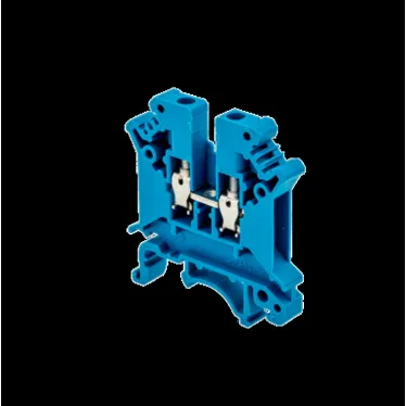 Клемма пружинная проходная, 4 мм2, синяя MTS-4BL | 88303 | ОВЕН
