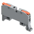                  Клемма СМК 222-221D/222-2411 (аналог 222-4111D) проходная 1-полюсная на DIN-рейку (0,2-2,5 мм2) серая
               