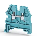 Клеммник на DIN-рейку 2,5мм.кв. (синий) AVK2,5 RD (RP)0.0.0.3.04201RP | 304201RP | Klemsan