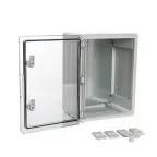                  Корпус пластиковый с монтажной панелью ЩМП IP65 прозрачная дверь 400х300х220
               