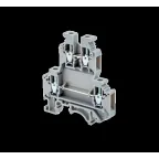                  Клемма винтовая двухуровневая, 4 мм2, серая MTU-D4 | 57473 | ОВЕН
               