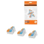                  Клемма разветвительная СКР-624 в прозрачном корпусе (4 мм2) (5 шт/упак) | SQ0527-0413 | TDM
               