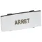 Osmoz вставк. узкая алюм. "ARRET" надпись | 024334 | Legrand
