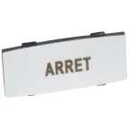Osmoz вставк. узкая алюм. "ARRET" надпись | 024334 | Legrand