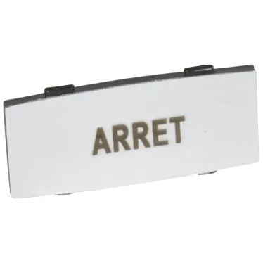 Osmoz вставк. узкая алюм. "ARRET" надпись | 024334 | Legrand