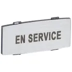                  Osmoz вставк. узкая алюм. "EN Service" надпись | 024335 | Legrand
               
