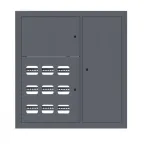                  Щит этажный 9 кв. RAL7024 3 окна в ряд по гориз. (1000х950х150) EKF PROxima
               