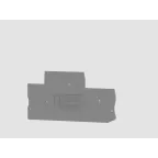 Крышка защитная TPD для клемм штекерных сеч. 2.5мм2, сер.